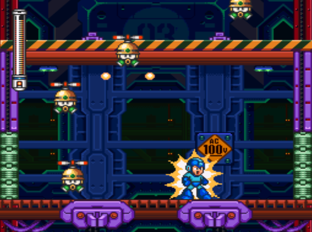 Mega Man 7 screenshot - Junk Man